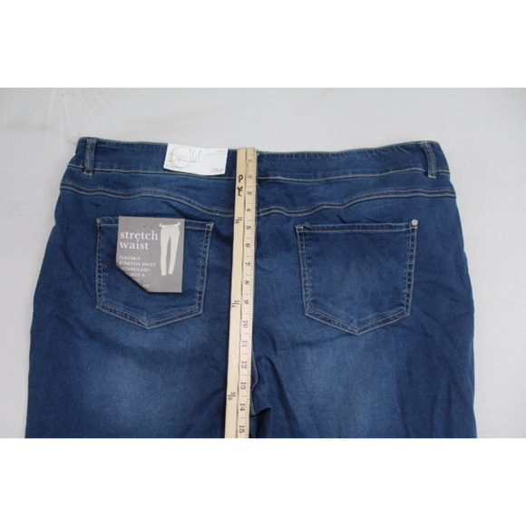 Est Denim 1948 Women Blue Jeans Cozy Knit Size 20WP - Picture 9 of 11